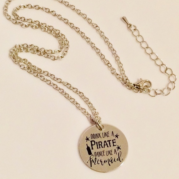 Drink Like A Pirate Necklace - Picture 2 of 3